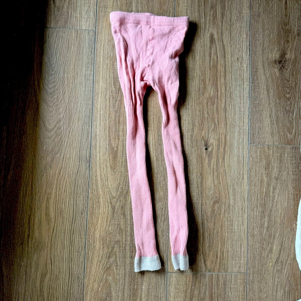 Boden ribbed footless leggings Sz 6-7